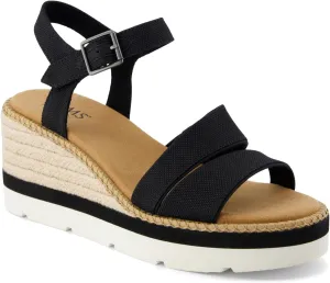 TOMS Womens Darya Platform Espadrille Casual Sandals Casual High Heel 3" & Up - Red