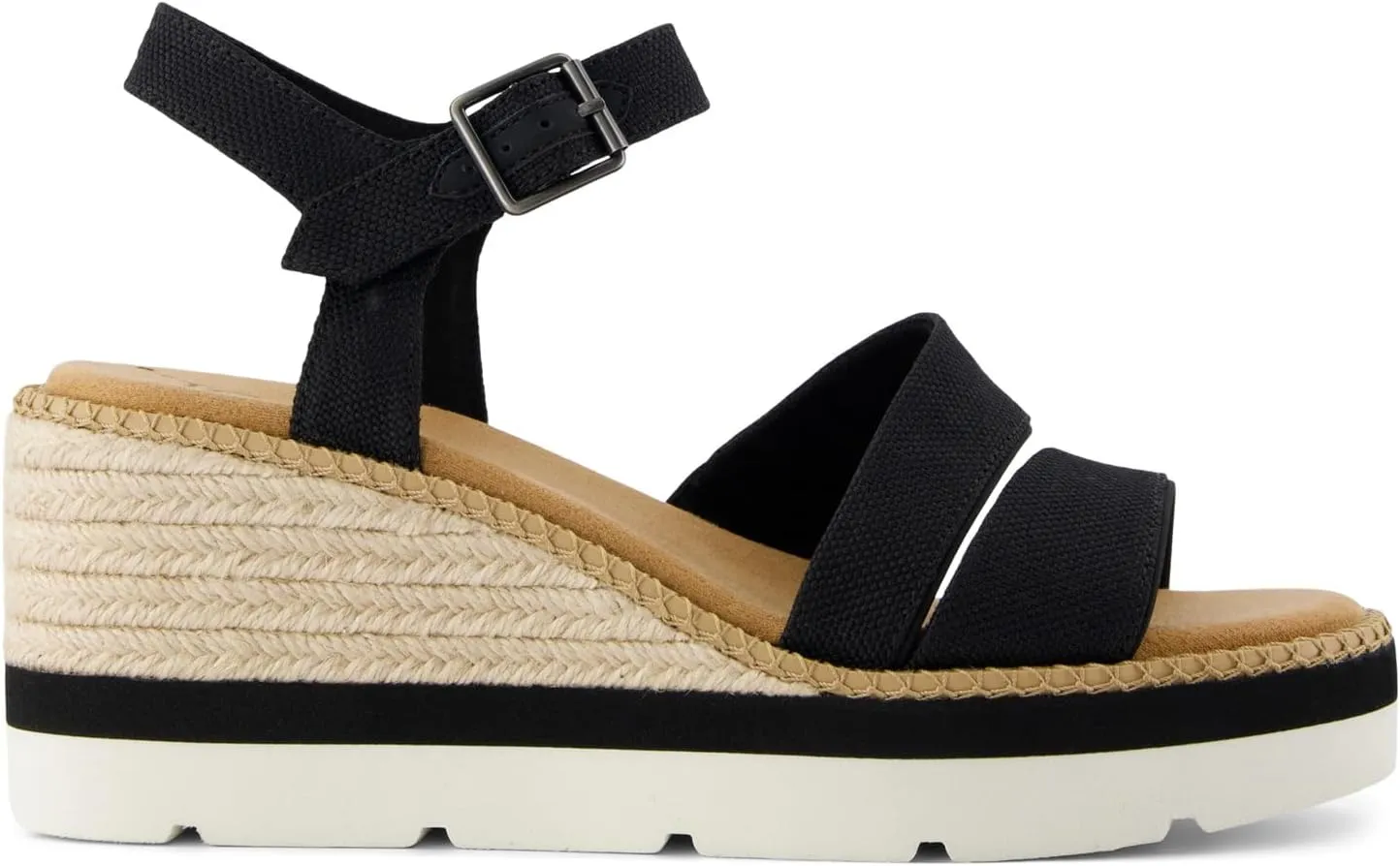 TOMS Womens Darya Platform Espadrille Casual Sandals Casual High Heel 3" & Up - Red