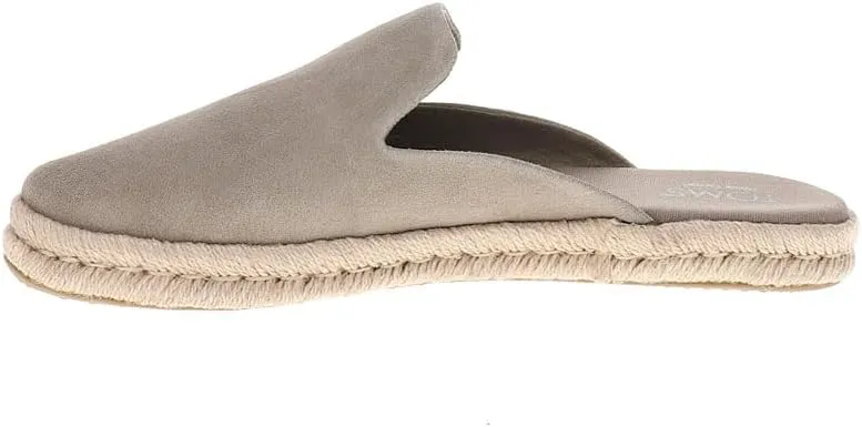TOMS Womens Santiago Espadrille Mules Flats Casual - Beige