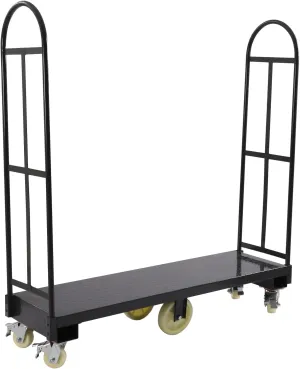 U-Boat Platform Truck Cart, 65"x16" Narrow Aisle Steel Platform Cart Dolly with w/6PCS Wheel Caster, 2000LBS Weight Capacity Heavy Duty Steel Platform Trucks Dolly U-Boat Cart for Warehouse