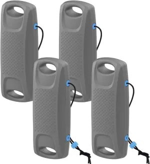 Upgraded Extended 8 x 22 inch Boat Fenders EVA Boat Bumpers Fenders（1,2,4 Pack）,Boat Bumpers for Docking Ideal for Fishing Boat, Pontoon, Bass,Dock,PWC,Jet Ski(3 Color)