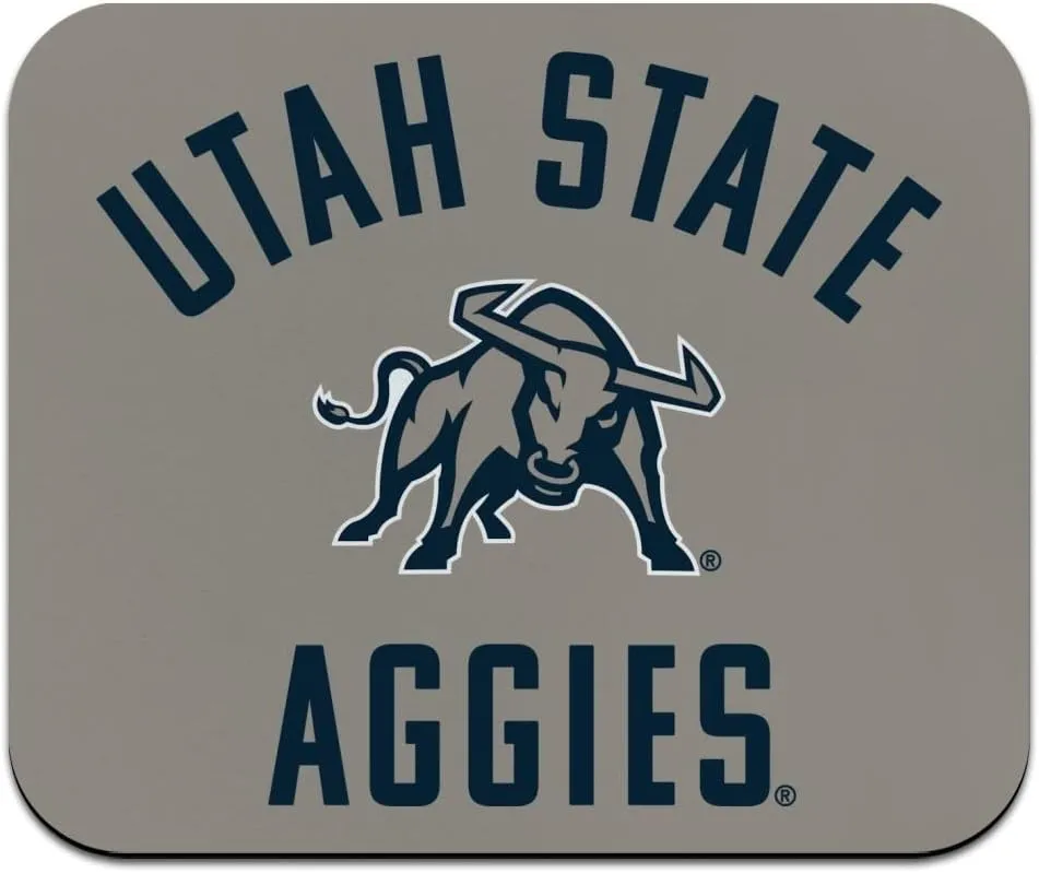Utah State University Aggies Logo Low Profile Thin Mouse Pad Mousepad