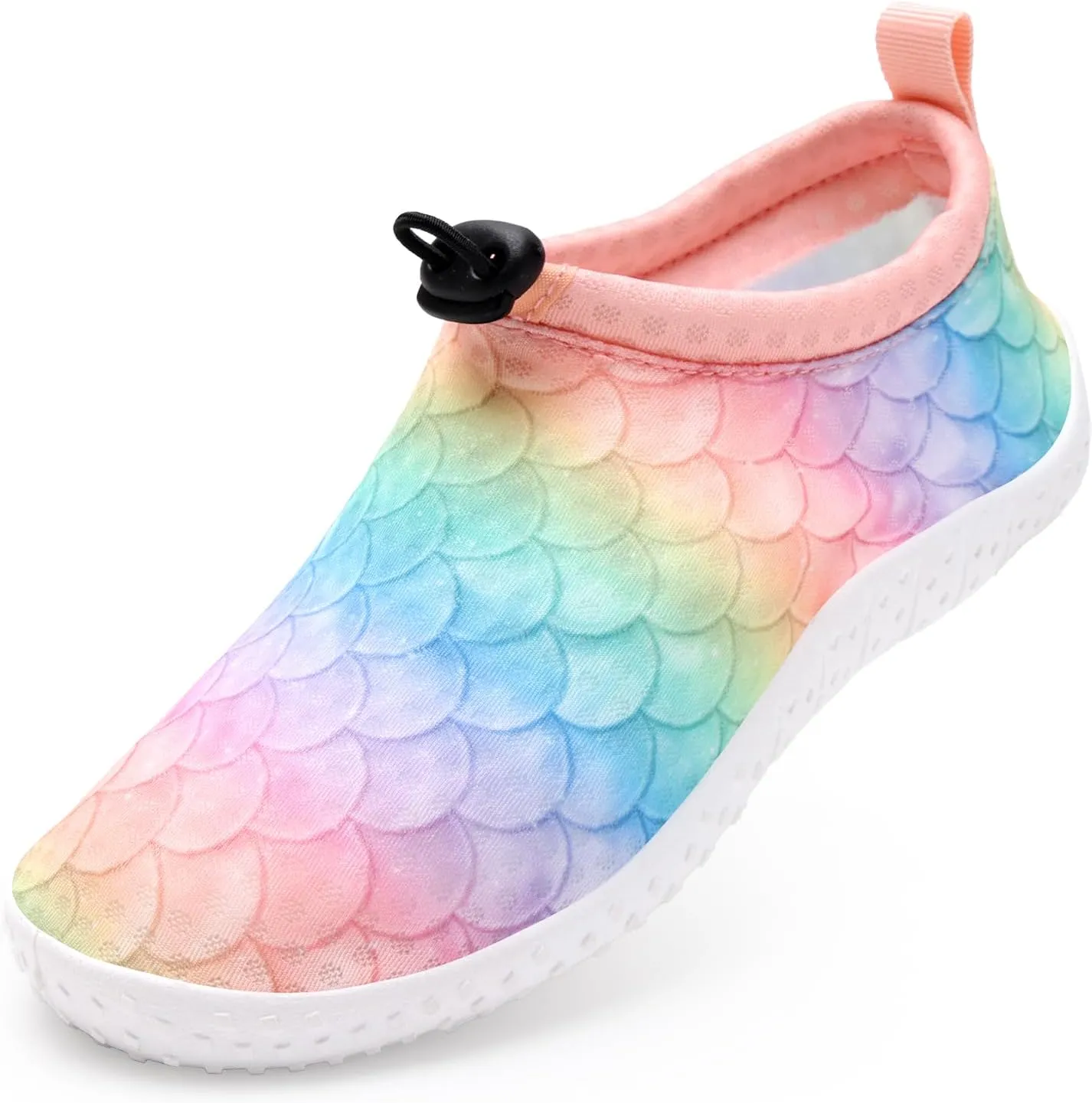 WateLves Toddler Water Shoes Kids Boys and Girls Quick Dry Lightweight Non-Slip Aqua Swim Socks with Flexible Thick Sole for Beach, Pool, Surfing