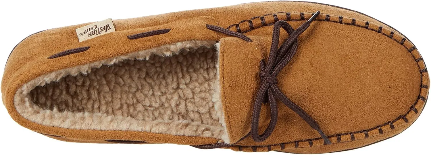 Western Chief Men's Plush Indoor and Outdoor Slipper Moccasin