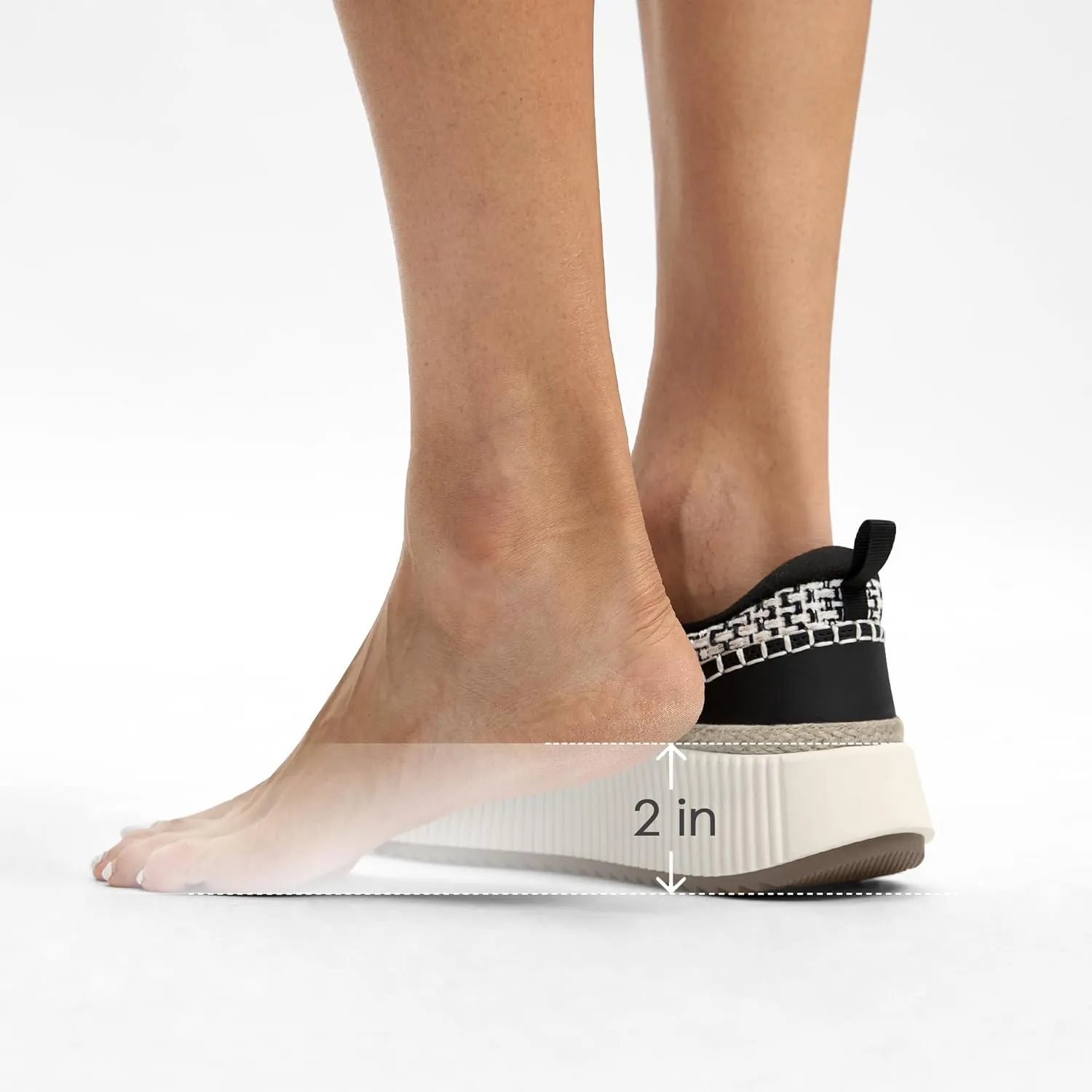 Women Espadrille Platform Sneakers Chunky Fashion Casual Shoes for Women Comfortable Walking Sneakers