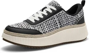 Women Espadrille Platform Sneakers Chunky Fashion Casual Shoes for Women Comfortable Walking Sneakers