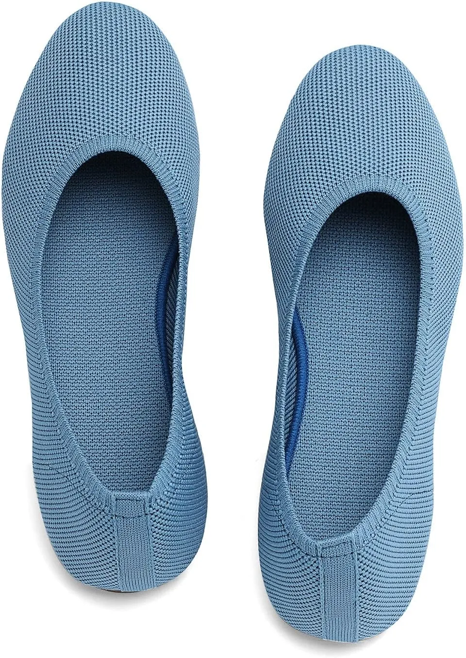Women's Ballet Flat Dressy Casual Knit Shoes Round Toe Women Mesh Flats