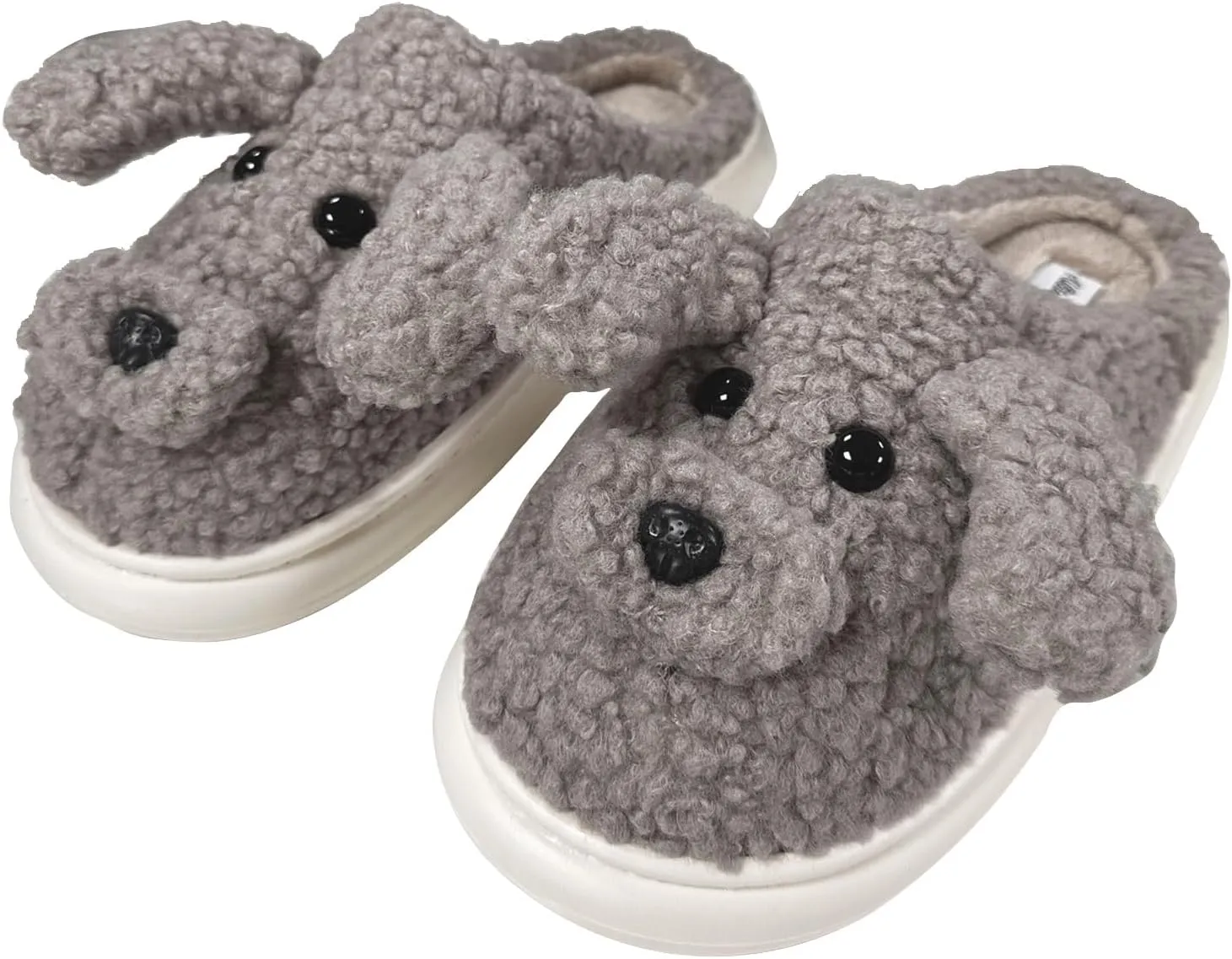 Women's Cute Animal Slippers - Warm Memory Foam Soft Fleece Plush House Slippers for Indoor & Outdoor