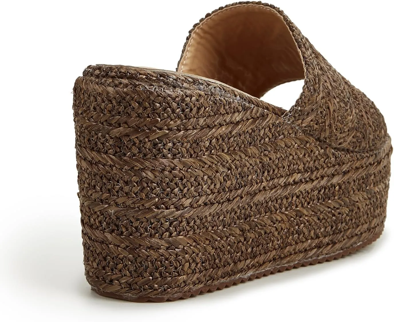 Womens Espadrille Platform Wedge Sandal Open Toe High Heel Elastic Ankle Strap Wedges