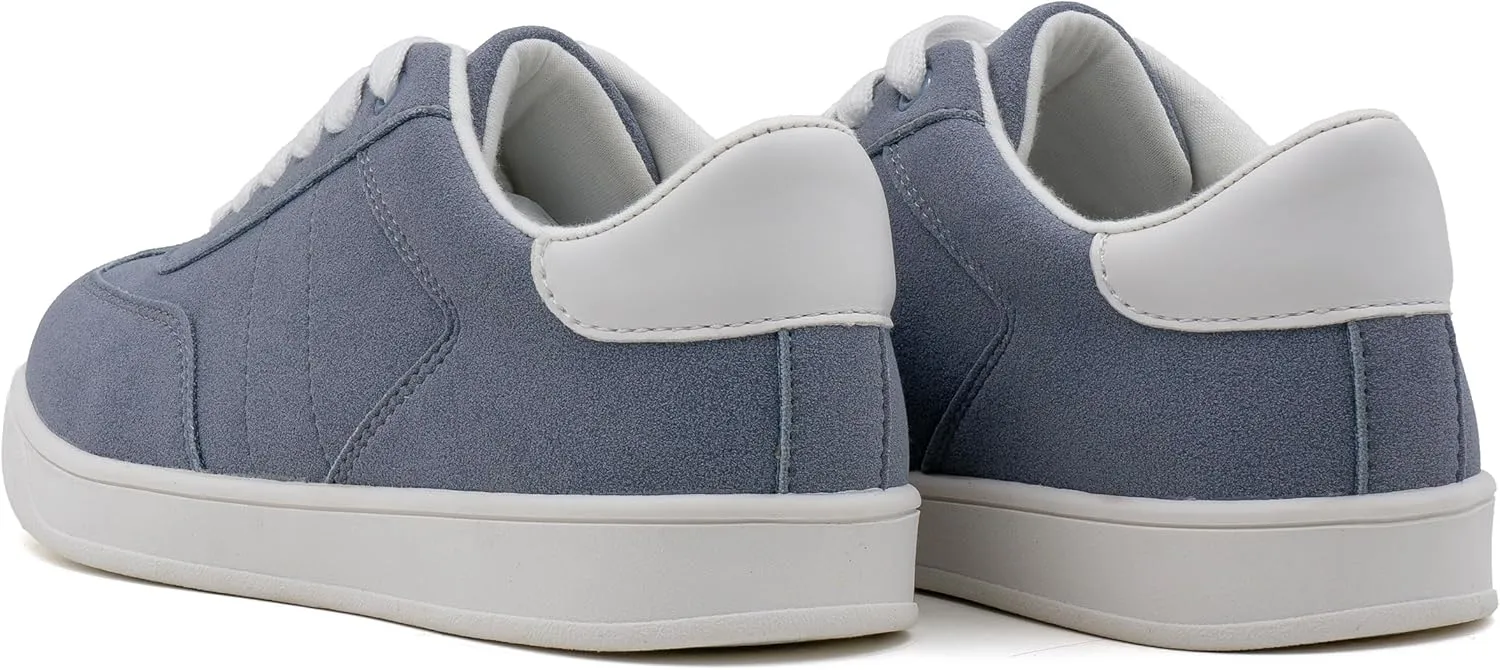 Women's Lace Up Trendy Sneaker Classic Fashion Low Top Walking Shoes