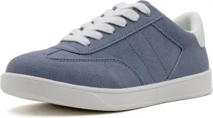 Women's Lace Up Trendy Sneaker Classic Fashion Low Top Walking Shoes
