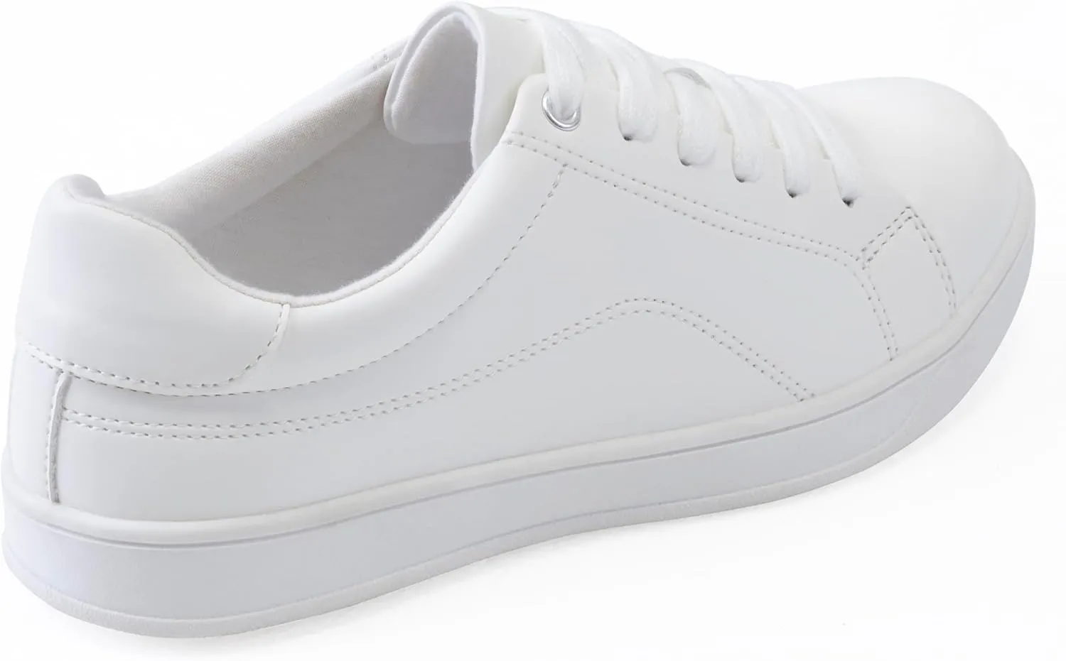 Women's Lace Up Trendy Sneaker Classic Fashion Low Top Walking Shoes