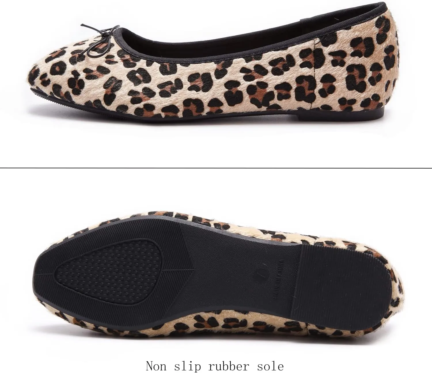 Women's Round Toe Ballet Flats Comfortable Bow Dressy Flats Shoes for Women