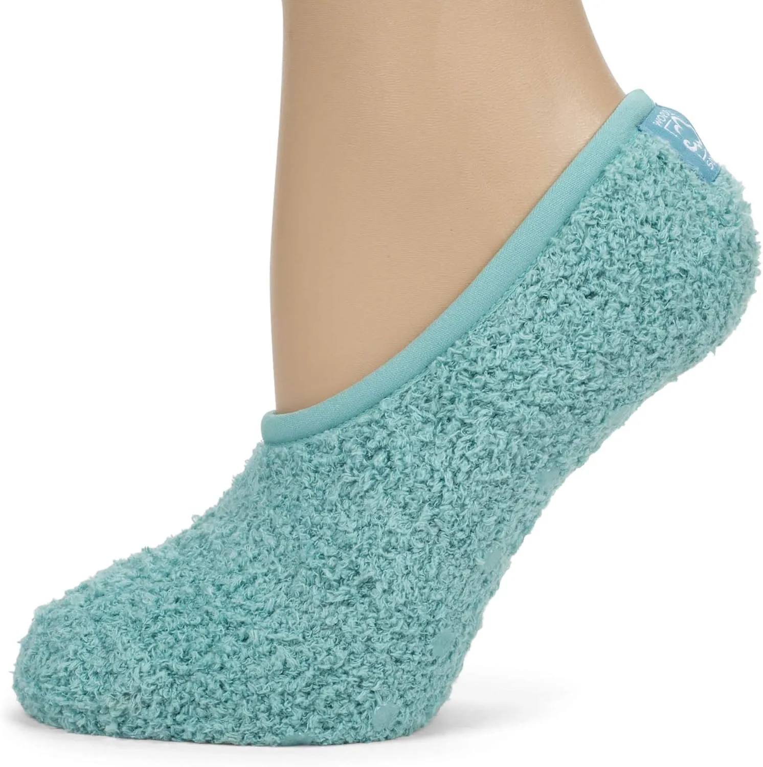 World's Softest Super Soft Cozy Footsie Slipper Socks with Grippers - One Size Fits Most