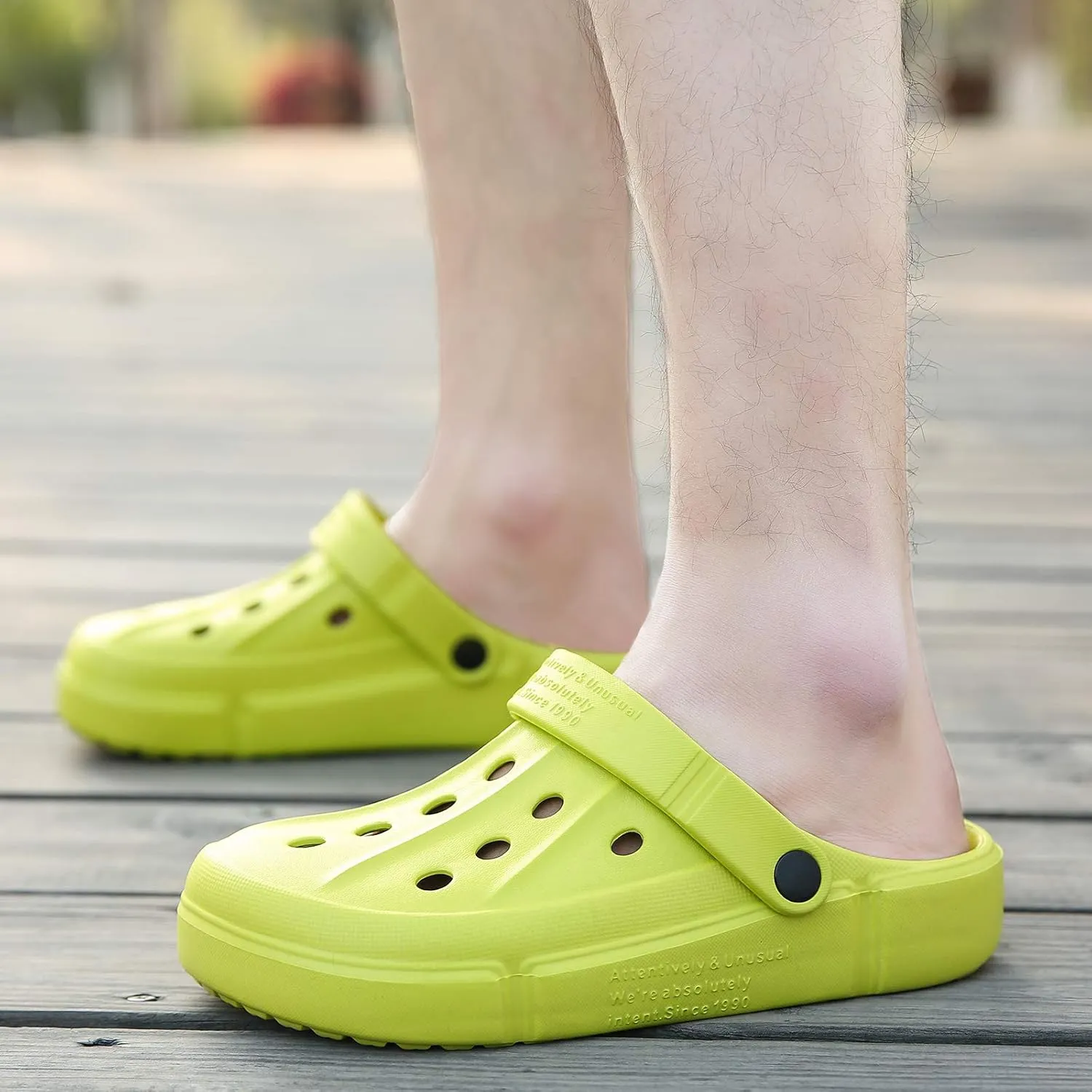 XIANV Men Women Clogs Garden Shoes Mesh Slippers Sandals Lightweight Slip On Mules Outdoor Walking Slippers Unisex Summer Beach Shoes