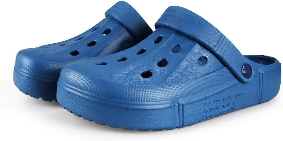 XIANV Men Women Clogs Garden Shoes Mesh Slippers Sandals Lightweight Slip On Mules Outdoor Walking Slippers Unisex Summer Beach Shoes