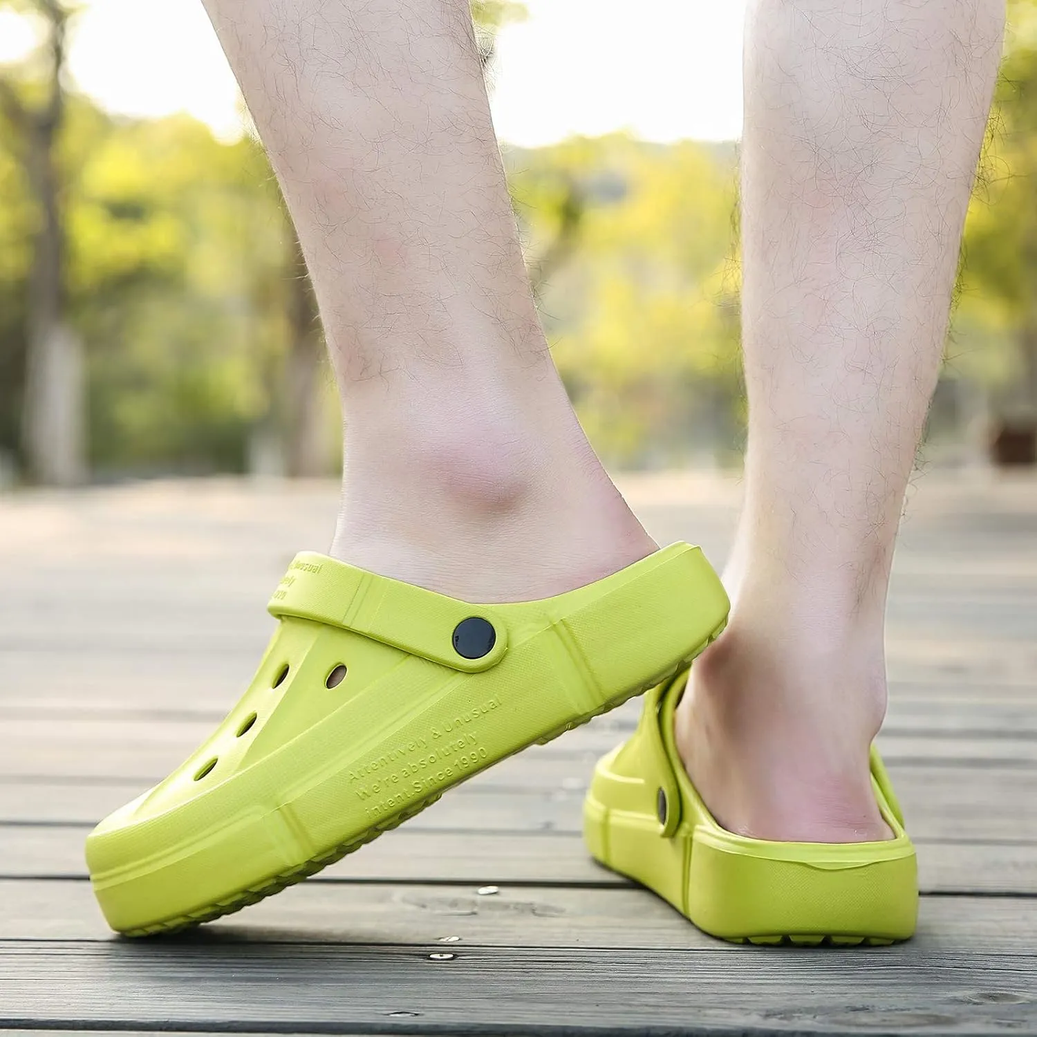 XIANV Men Women Clogs Garden Shoes Mesh Slippers Sandals Lightweight Slip On Mules Outdoor Walking Slippers Unisex Summer Beach Shoes