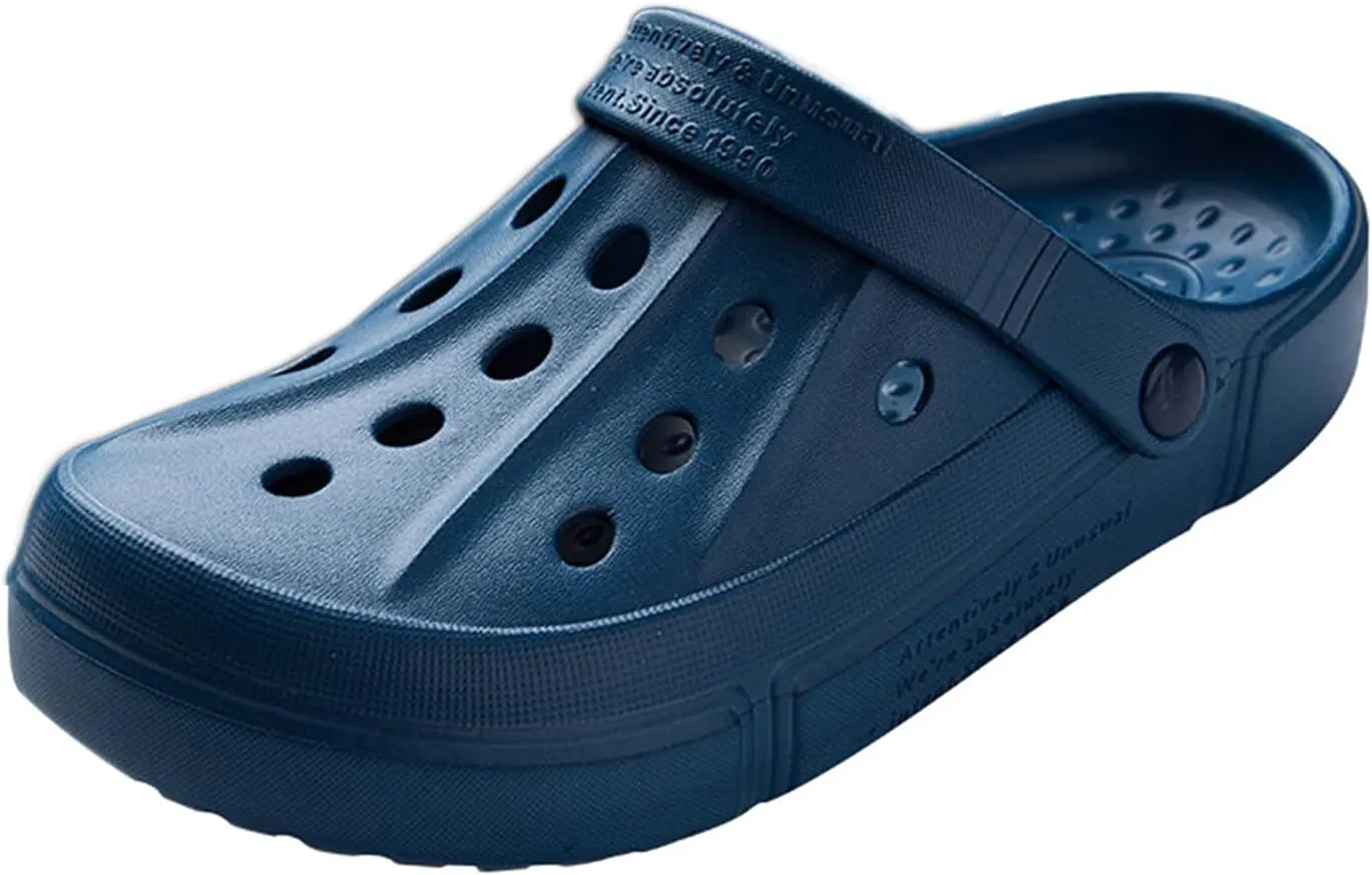 XIANV Men Women Clogs Garden Shoes Mesh Slippers Sandals Lightweight Slip On Mules Outdoor Walking Slippers Unisex Summer Beach Shoes